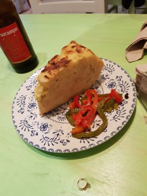 The vegan tortilla, highly recommended! at La Veganesa in Cadiz