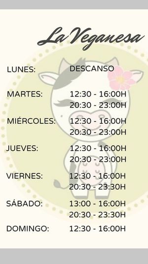 Horario definitivo at La Veganesa in Cadiz
