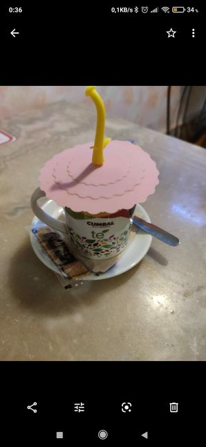 Las originales tazas de tes at La Veganesa in Cadiz
