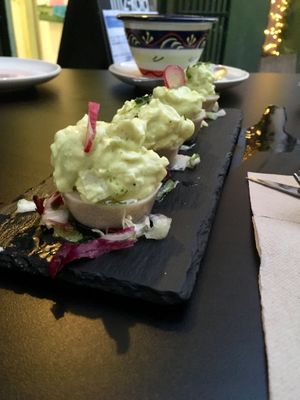 Stuffed no-eggs  at La Veganesa in Cadiz