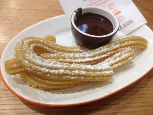 Vegan Churro's with Dark Chocolate ~ Amazing! at San Churro in Maribyrnong