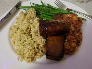 Bubala's Baked Tofu at Bubala's by the Bay in Provincetown