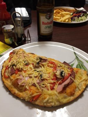 Calzone at Baran Restaurant in Fulda