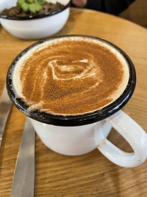 Gingerbread latte  at Wild & The Moon - Wild Lab Gravilliers in Paris