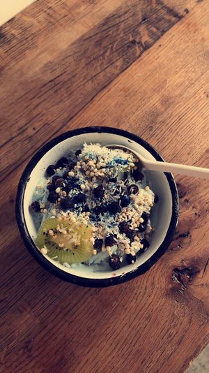Nice cream with blue spirulina  at Wild & The Moon - Wild Lab Gravilliers in Paris