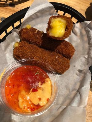 Cheese Sticks at Mooshies in East London