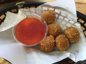 chick balls at Mooshies in East London
