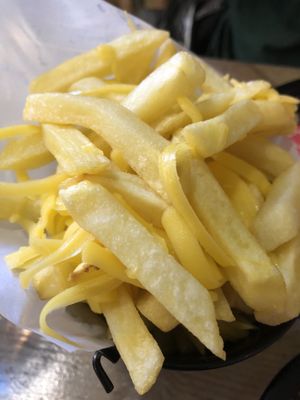 Cheese fries at Mooshies in East London