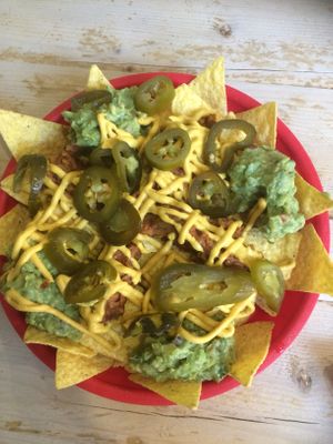 Large size nachos 12  at Mooshies in East London