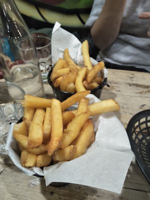 Fries at Mooshies in East London