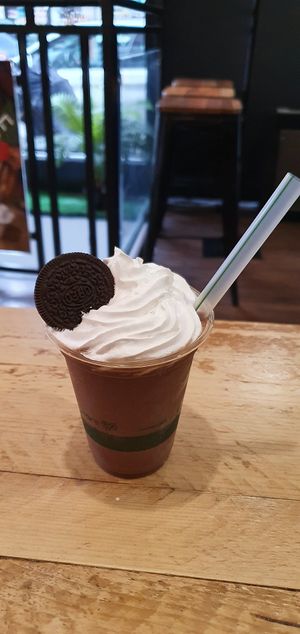 Chocolate milkshake at Mooshies in East London