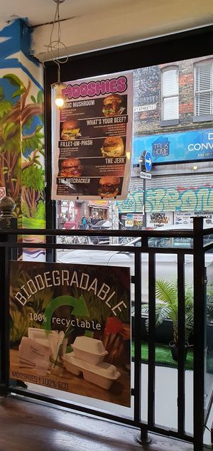 Downstairs also at Mooshies in East London