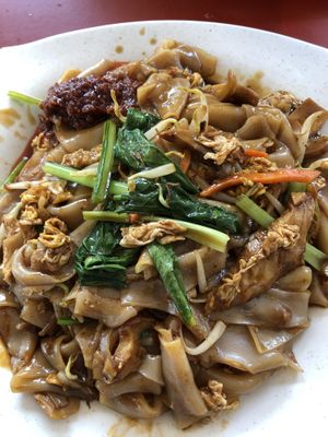 Fried kway Teow at Hup Seng Heng Vegetarian in West Singapore