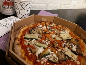 pizza at Bella&Brava in Venice