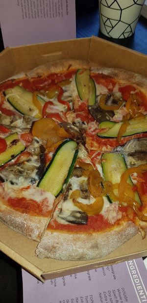 Vegan cheese and veggies at Bella&Brava in Venice