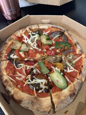 Vegan pizza  at Bella&Brava in Venice