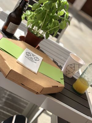 Pizza capricciosa at Bella&Brava in Venice