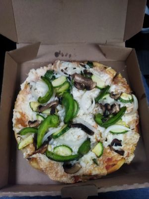 Jardinera personal at Veggino's Pizza in Mexico City