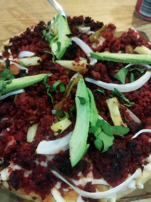  at Veggino's Pizza in Mexico City