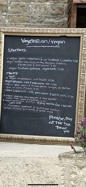 A whole menu to choose from ! at The Golden Heart Inn in Gloucester