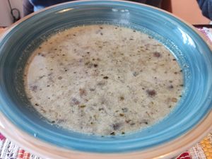 Mushroom soup at Lahodnosti in Poprad
