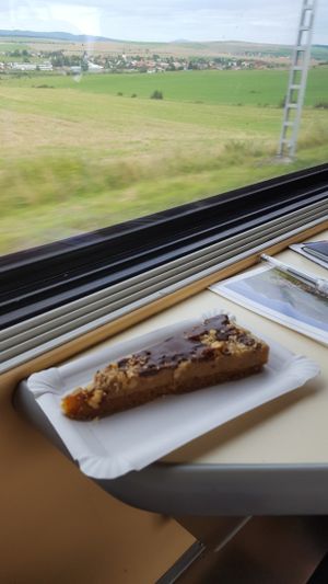 cake for the train at Lahodnosti in Poprad