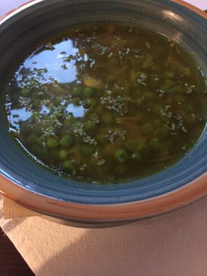 Peas soup at Lahodnosti in Poprad