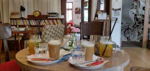 Latte w/ coconut milk and lemonade at Lahodnosti in Poprad