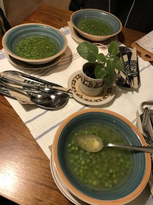 Peas soup at Lahodnosti in Poprad