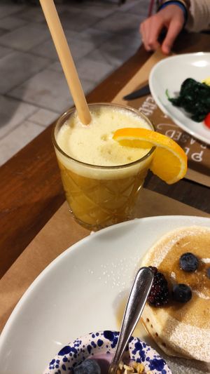 Mela arancia carota  at Sementis in Pietrasanta