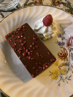 Chocolate dessert  at Sementis in Pietrasanta