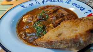 Caciucco alla Sementis at Sementis in Pietrasanta