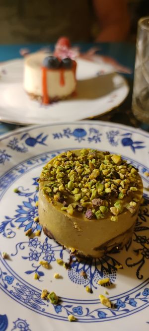 Semifreddo al pistacchio at Sementis in Pietrasanta