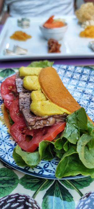 Taco crudista at Sementis in Pietrasanta