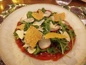 Wassermelonen Carpaccio at Sementis in Pietrasanta