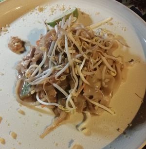 Pad thai at Sementis in Pietrasanta
