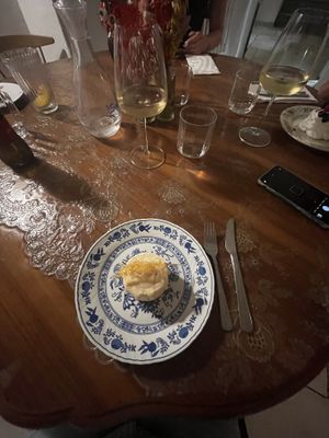 Peanut dessertt  at Sementis in Pietrasanta