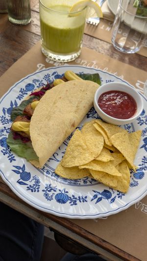 Tempeh Tacos at Sementis in Pietrasanta