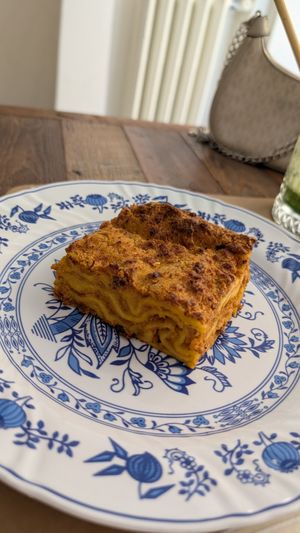 Lasagna at Sementis in Pietrasanta