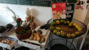 interior at Restaurante Cultura VEG in Sao Paulo