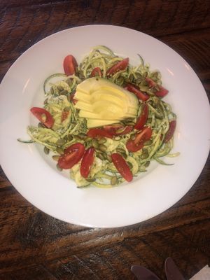 Pope’s pesto, yum  at Raw Eatery & Market in Calgary