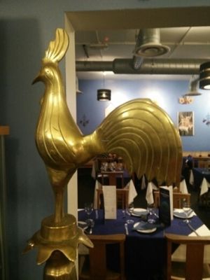 Large cock at Rama's Bridge  in Sheffield