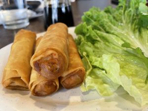 Vegan Egg Rolls  at Simply Pho in Houston