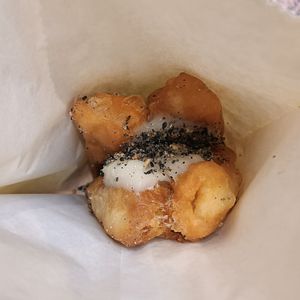 Chinese doughnut with mochi at Blissful Station in Box Hill