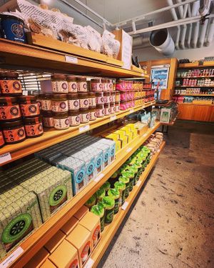 A lot of vegan groceries   at Pepstop - Riddargatan in Stockholm