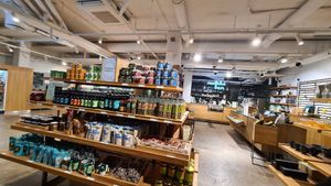 More a health store than a restaurant. at Pepstop - Riddargatan in Stockholm