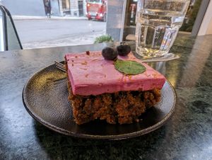 Carrot cake at Pepstop - Riddargatan in Stockholm