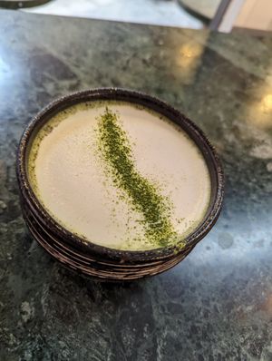 Vanilla matcha latte at Pepstop - Riddargatan in Stockholm