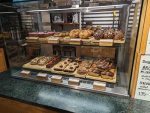Cake display at Pepstop - Riddargatan in Stockholm