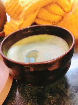 Matcha tea at Pepstop - Riddargatan in Stockholm